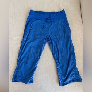 Blue Athletic Capri Pants